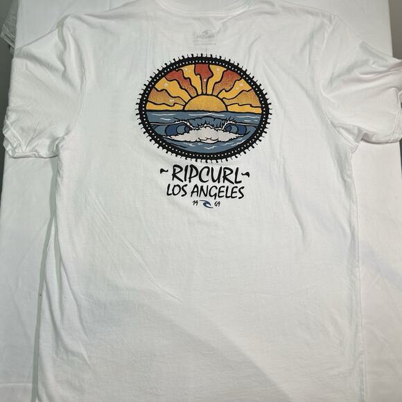 RipCurl L.A Men's size Large Short Sleeve Surf Shirt - Picture 4 of 6